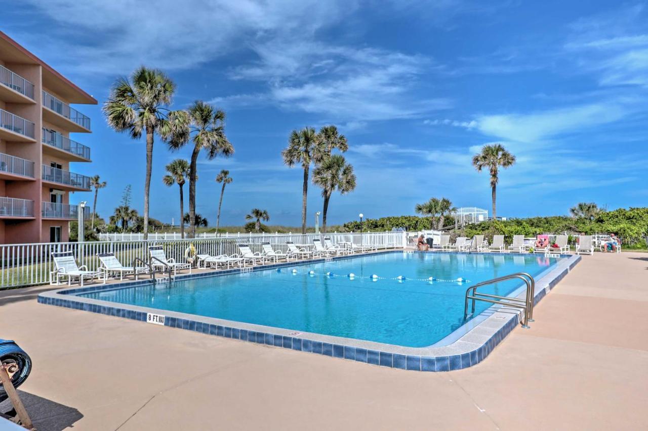Oceanfront Cocoa Beach Condo With View Walk To Pier Zewnętrze zdjęcie
