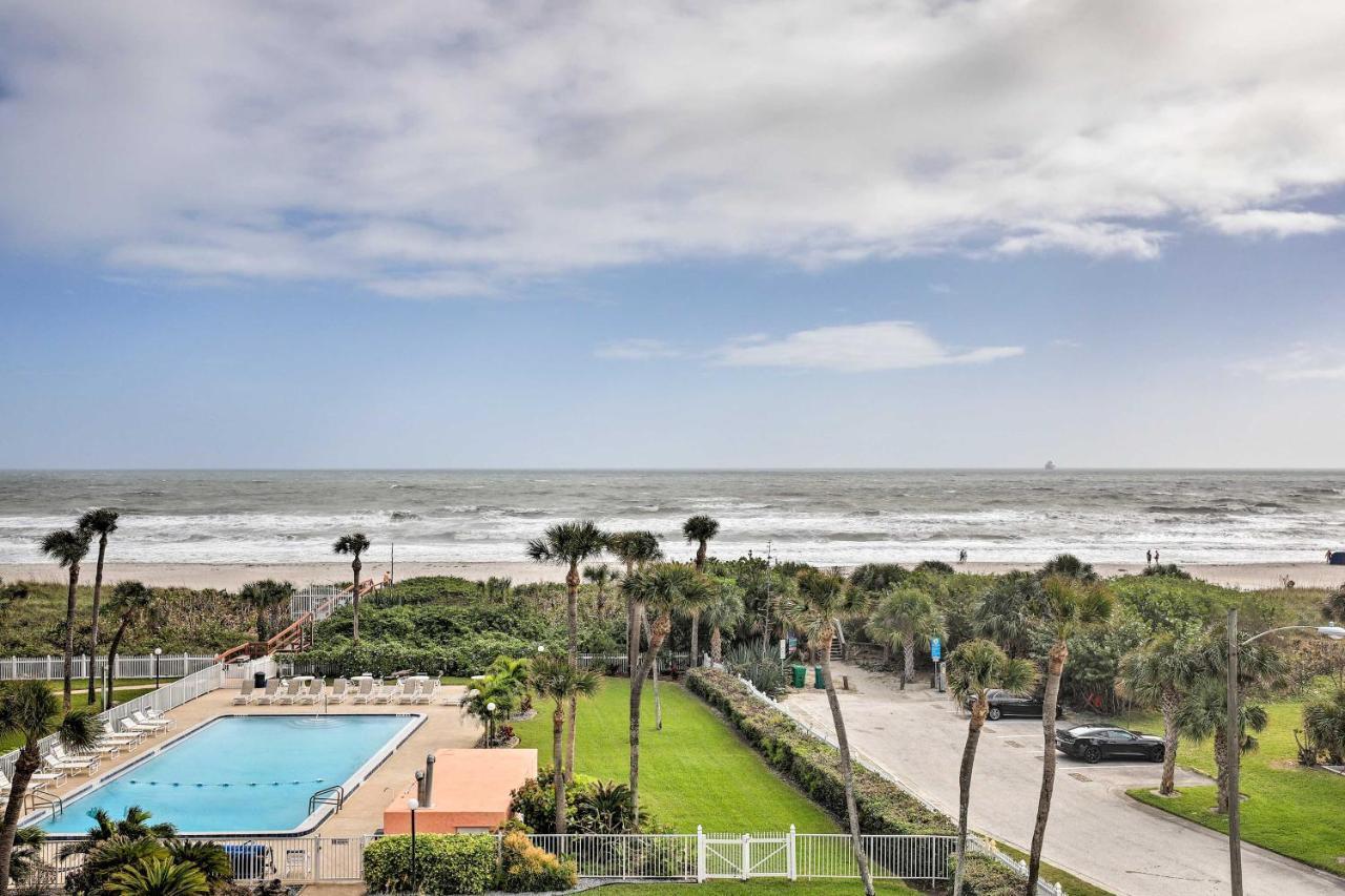 Oceanfront Cocoa Beach Condo With View Walk To Pier Zewnętrze zdjęcie